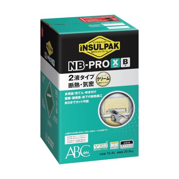 簡易型発泡ウレタンフォーム2液タイプインサルパックNB-PRO/X用 B液（ノンフロンボンベタイプB液）