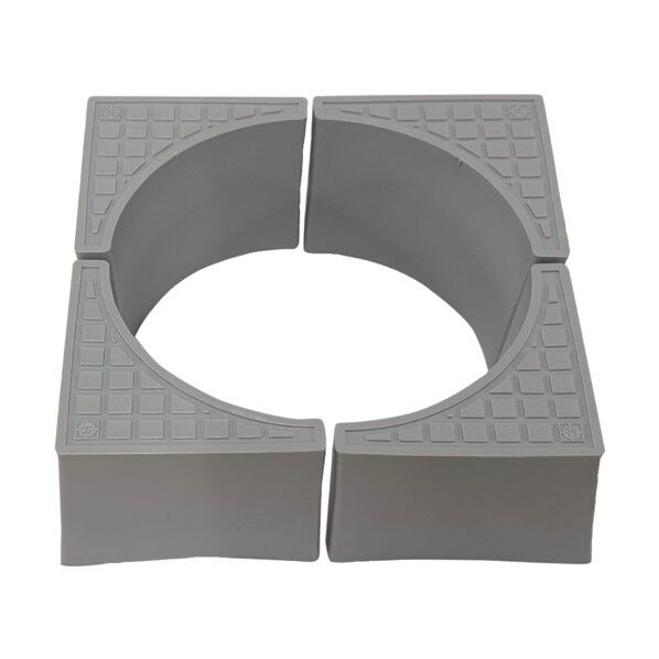 桝周り専用副資材 インサルマスキューブ150 ライトグレー