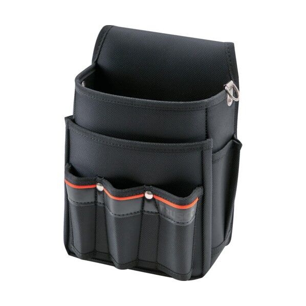  腰袋2段 ペンチケース付 ブラック TC41-A 1点...