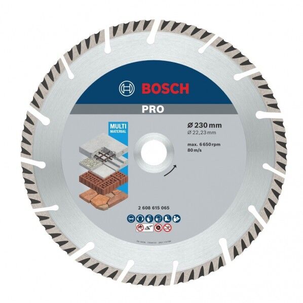 ボッシュ株式会社 (Bosch Corporation) ダイヤモンドホイール 230mm 230×230×2mm 2608615065 1枚