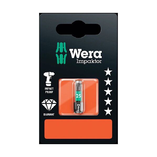 Wera(ヴェラ) 【売切廃番】867/1 IMP DC インパクトトルクスビット TX20 073924 1本