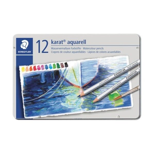 カラトアクェレル125水彩色鉛筆12色 125 M12 1