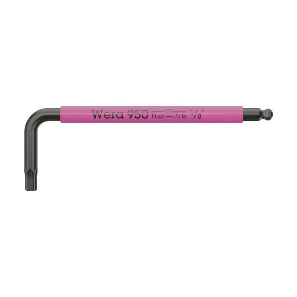 Wera 950SPKSマルチカラー 六角レンチ 1/8インチ 022653 1本