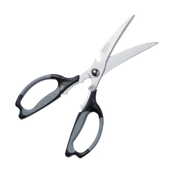 刃渡りが長いキッチンカーブはさみ