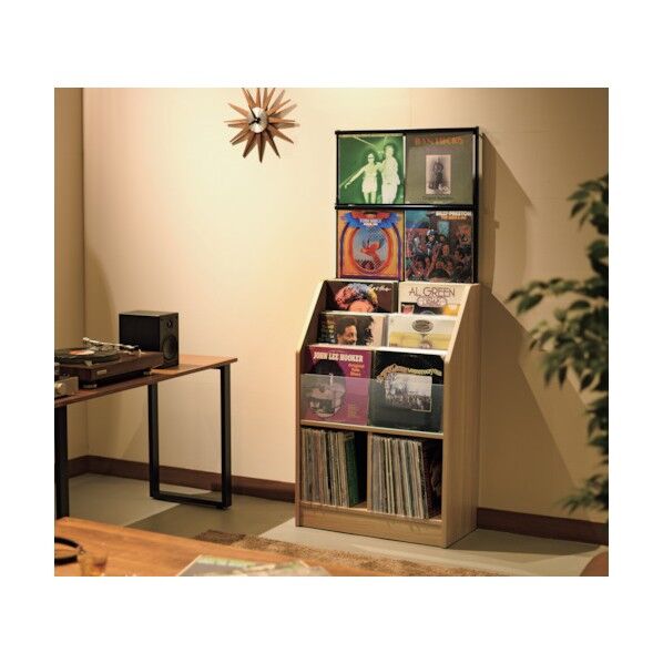  レコード収納 レコードディスプレイラック RCS1030D 1点...