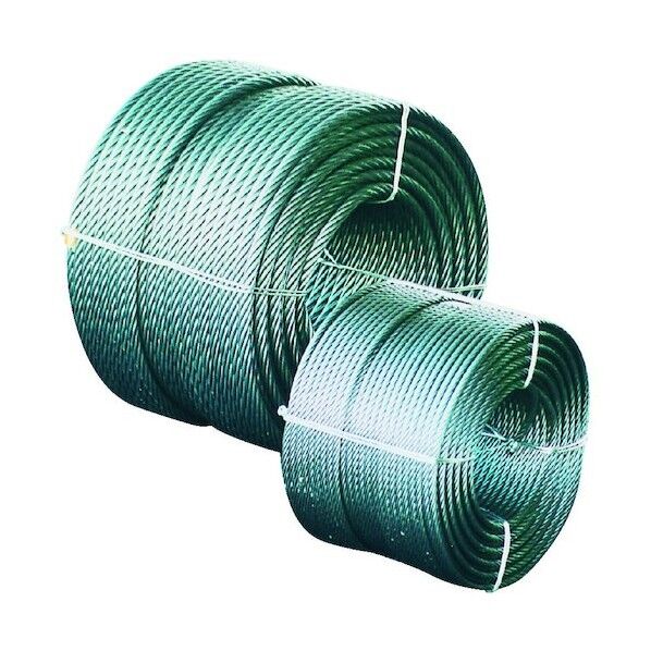 コンドーテック JISワイヤーロープ 6x24 O/O 6mm×100m 0424O060100 1点