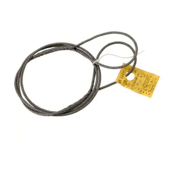コンドーテック JIS割差玉掛ワイヤ(6X24)O/O φ9×4M 袋入 052Z340F0904 1本