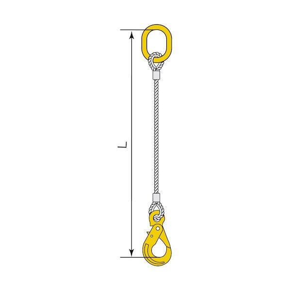 コンドーテック JISロック止ワイヤ φ18×5M HJJ･HMG 05221KGJJ185 1組