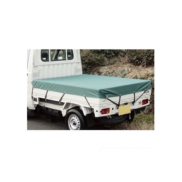 荷台シート グリーン 縦375横295高さ105 6650-01G 1個