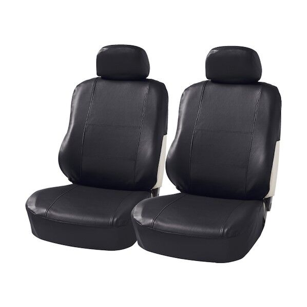 ボンフォーム カーシートカバー グランドレザーフロント-2(セウラハーフ) BK 43645208 1枚
