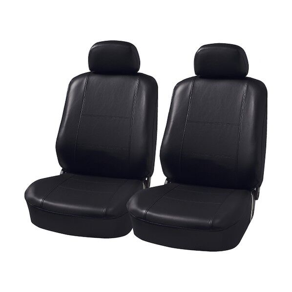 ボンフォーム カーシートカバー グランドレザーフロント-2 BK 43645408 1枚