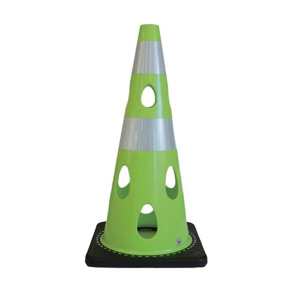 穴あきコーン 反射ホワイト