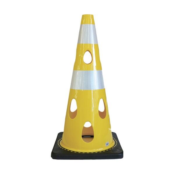 穴あきコーン 反射ホワイト