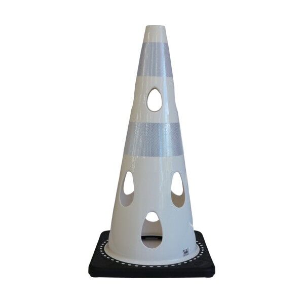 穴あきコーン 反射ホワイト