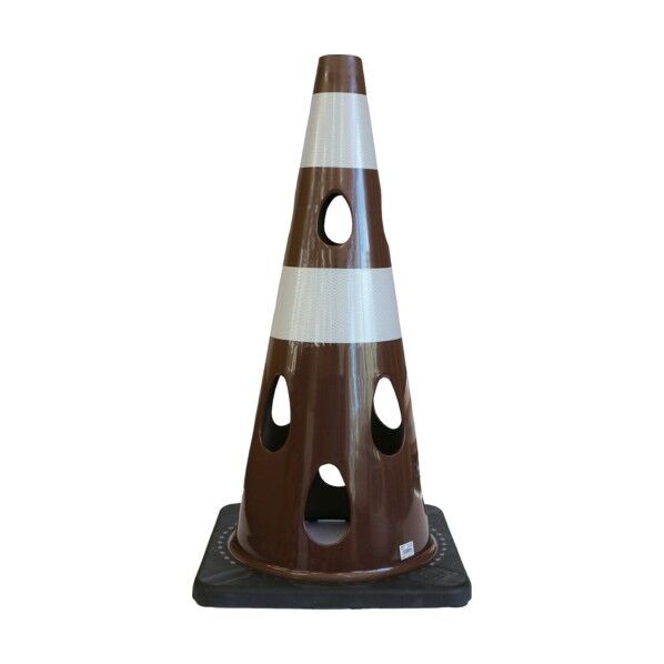 穴あきコーン 反射ホワイト