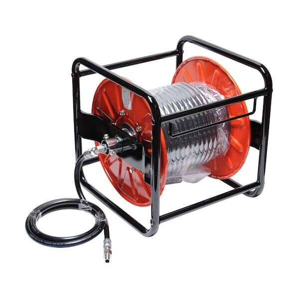 中部高圧ホース 3/8ワンタッチカプラー付高圧洗浄機ホース50M リール巻 T3-C3-50M-R 1点...