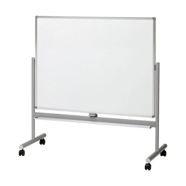 ※法人専用品※ 幼児用回転式方面ホワイトボード W1295mm H1320mm KCB-34SW 1点