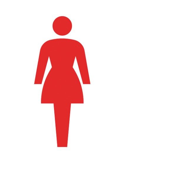 シンプルピクトサイン F-4(女子トイレ)