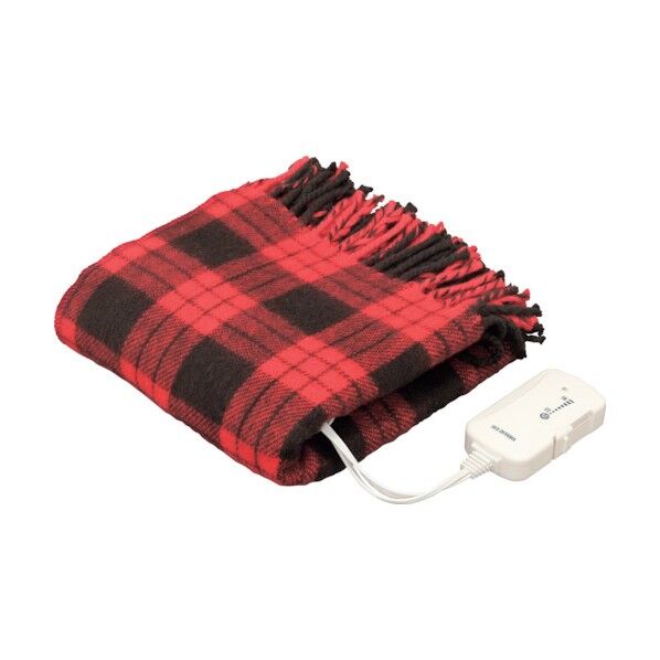 572409 電気毛布 ひざ掛け 80×120cm レッド