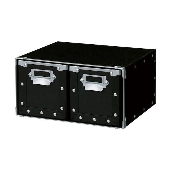 ナカバヤシ CDケース2列 ブラック FBD-NC201BK 1点...