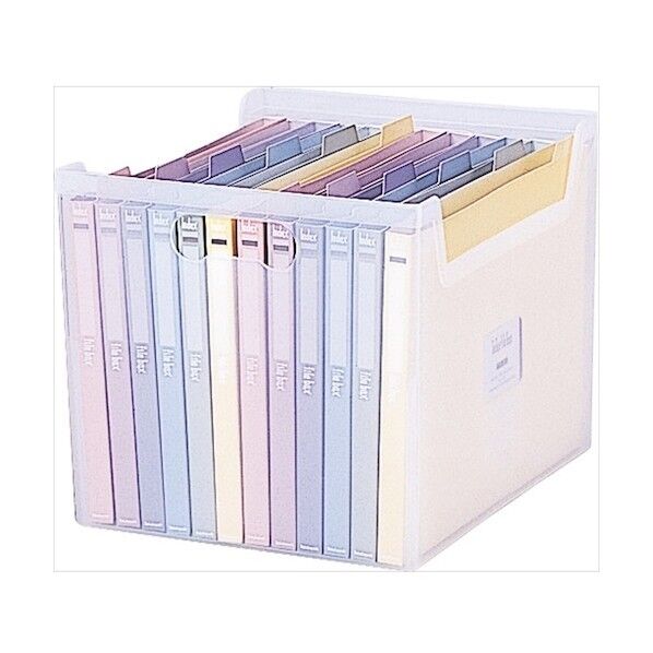 インデックスファイルボックス/F4/クリア フボI-F4C 1点