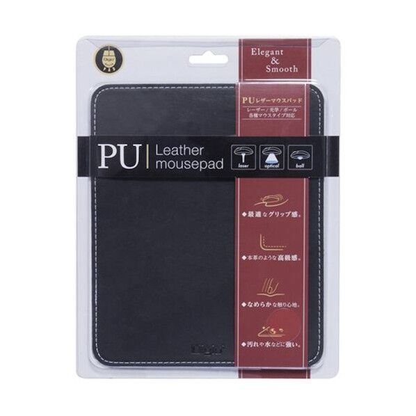 PUレザーマウスパッド ブラック MUP-914BK 1点...
