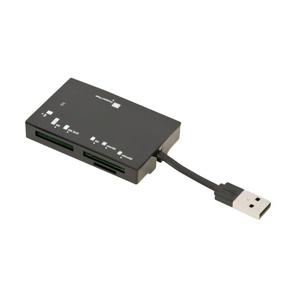 USB2.0マルチカードリーダーブラック CRW-5M67BK 1点
