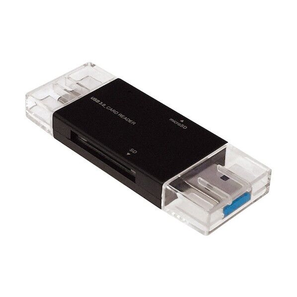 USB3.0Type-Cカードリーダー・ライター ブラック CRW-DC3SD71BK 1点