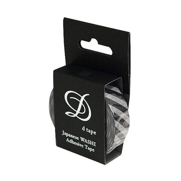 デコテープ/ストライプ/15mm/ブラック