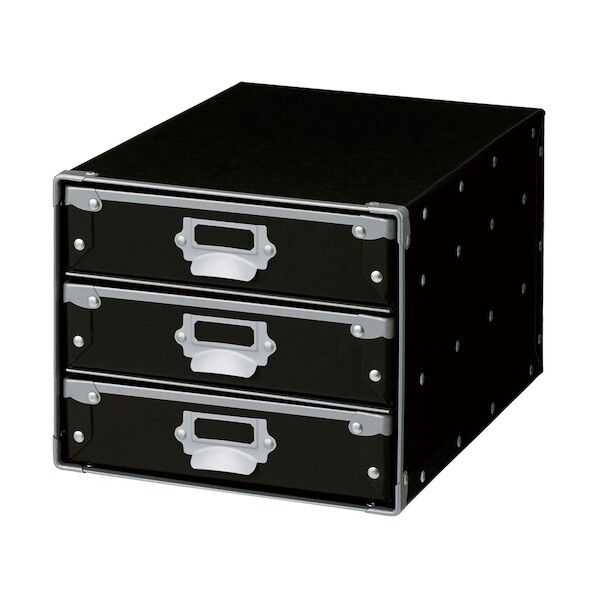 デスクトップケース タテ3段 ブラック FBD-NA43BK 1点...
