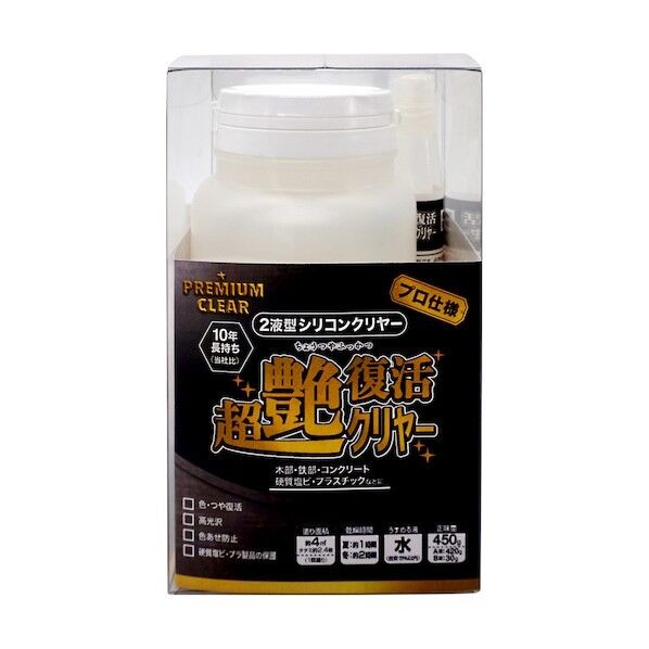 ニッペホーム 超艶復活クリヤー 450G HXX964 4976124882500 1点