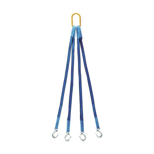 4点吊りベルトスリング スリムフック付 00503170 1点