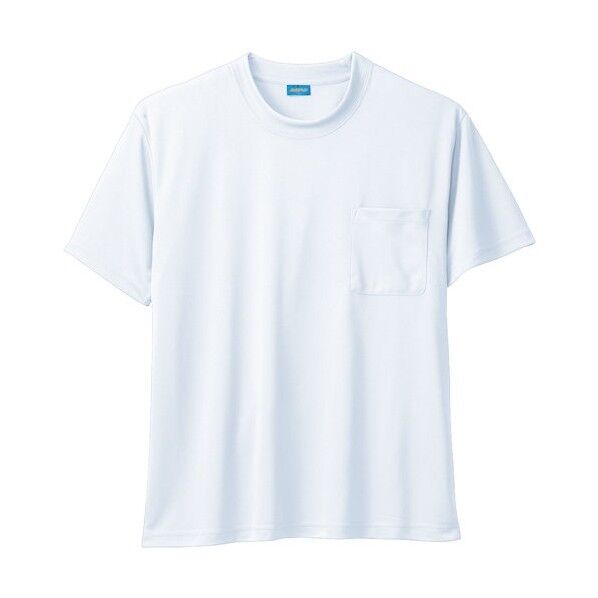 50381 半袖Tシャツ(胸ポケット付き) ホワイト 3L 50381-00-3L 1点