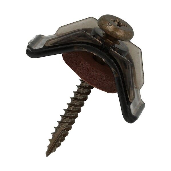  ポリカ連結波板スクリュ木下地(1本あたり9個連結) 3.9×23ブロンズ 4944825554101 10本...