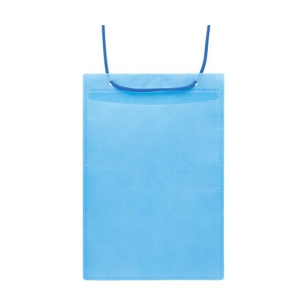 カラーイベント名札 ハガキ用50枚入 青 青 VN-8539-B 1袋