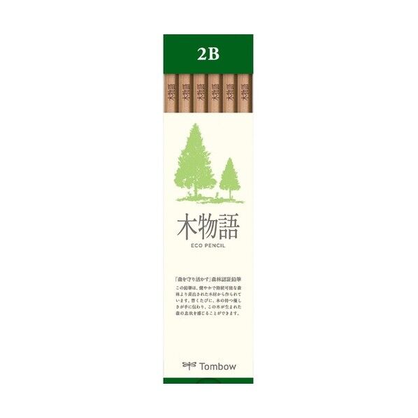 トンボ鉛筆 鉛筆S木物語2B LA-KS2B 1打...