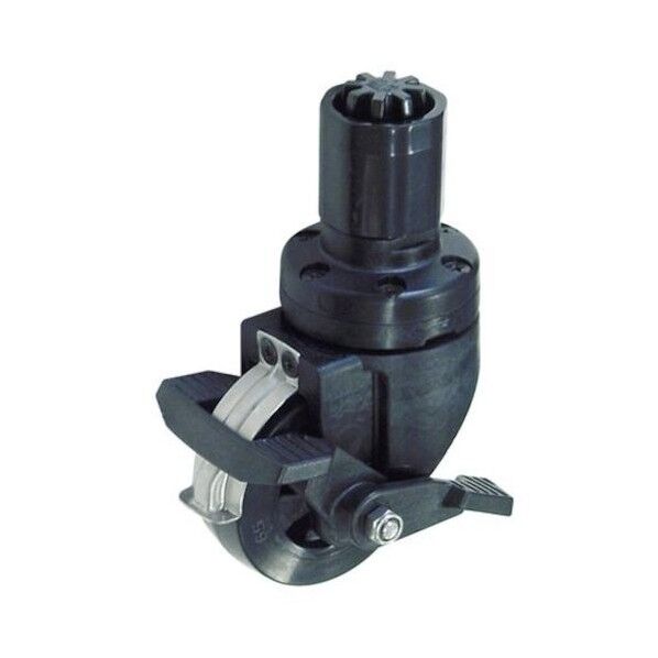  イレクター プラスチック製パイプキャスター 車輪径65Φ ストッパー付 CJR-65S 1点...