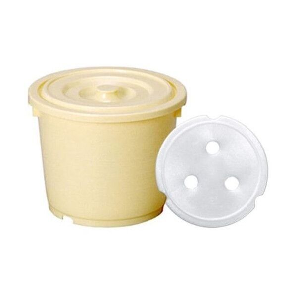 漬物だる 押し蓋付セット BL-4 クリーム色 BL-4 CR 1点