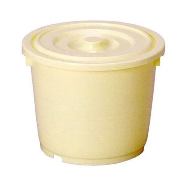  漬物だる 蓋付 BL-4 クリーム色 BL-4 HUTATUKI CR 1点...