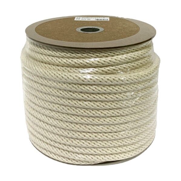 ロープ 綿金剛打ロープドラム巻 12mm×45m