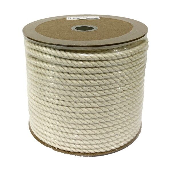 ロープ 綿ロープドラム巻 9mm×70m
