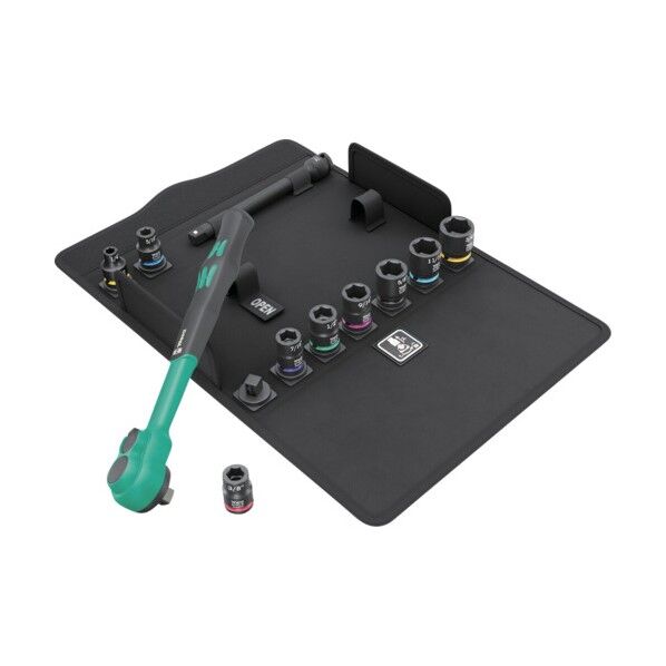 Wera 8100SB 13 サイクロップ コンフォートラチェットセット 反転レバー 9.5ミリ 005531 1セット...