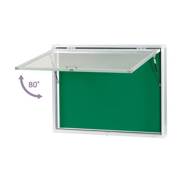 ハネ上げ式屋外掲示板 壁付 AKU912...