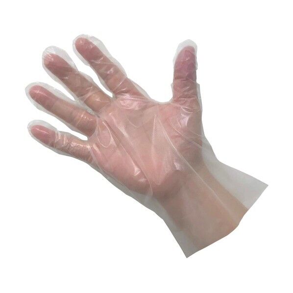  バイオマス手袋PE L LPE0192SETBL 100枚...