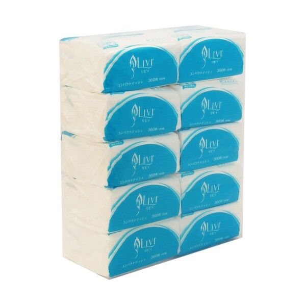 8231リビィコンパクトT180W10P ホワイト XSVT 10個...