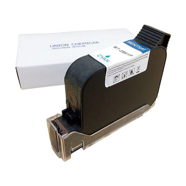 ハンディプリンターインクジェットカートリッジ BT-2581P Cyan 64008021 1点...