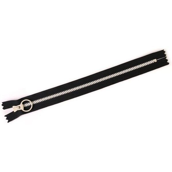 Y.K.K コンビファスナー 3VSC25-XG023 25cm 黒×クリーム 3VSC25-023 1袋