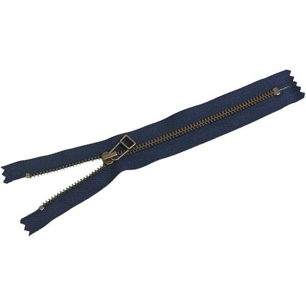 Y.K.K 金属ファスナー 40cm 紺 5LFAG40-560 5本