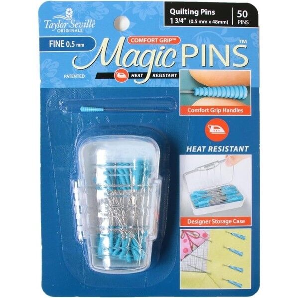 テイラーセビリア Magic PINS キルティング向け 極細 ケース付