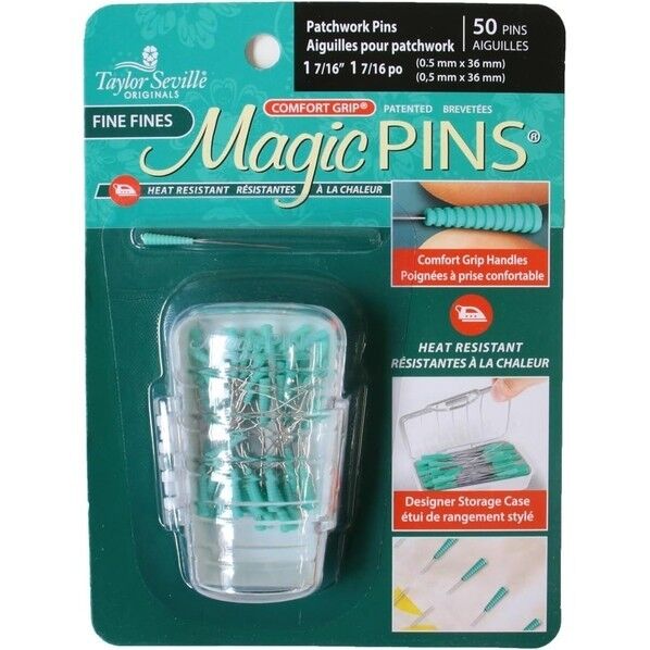 テイラーセビリア Magic PINS パッチワーク向け 極細 ケース付